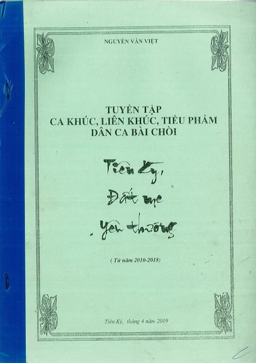 TUYỂN TẬP CA KHÚC, LIÊN KHÚC, TIỂU PHẨM DÂN CA BÀI CHÒI