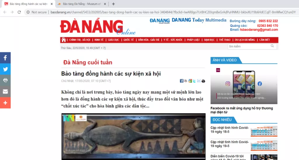 KẾT THÚC MỘT TUẦN LỄ SÔI ĐỘNG – TUẦN LỄ BẢO TÀNG MUSEUM WEEK 2020