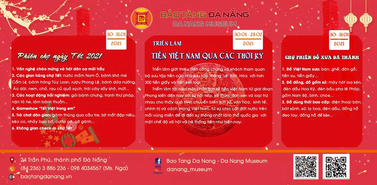 NHIỀU HOẠT ĐỘNG HẤP DẪN CHÀO MỪNG TẾT NGUYÊN ĐÁN TÂN SỬU 2021 TẠI BẢO TÀNG ĐÀ NẴNG