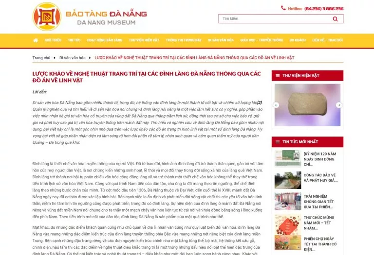 MỘT SỐ ĐỊNH HƯỚNG ĐẨY MẠNH CÔNG TÁC NGHIÊN CỨU KHOA HỌC TRONG CHI ĐOÀN BẢO TÀNG ĐÀ NẴNG