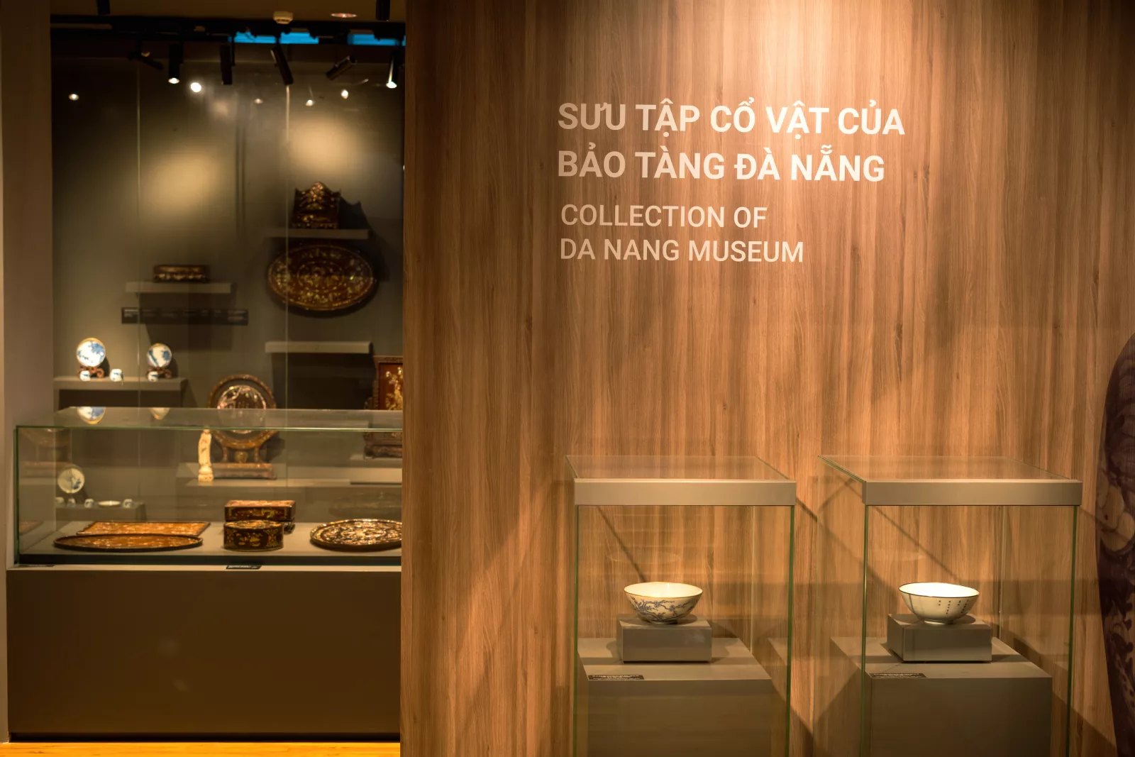 KHÔNG GIAN TRƯNG BÀY TẦNG 1 CỦA BẢO TÀNG ĐÀ NẴNG