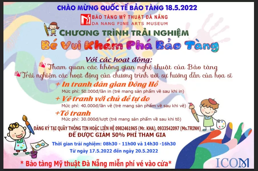 Hưởng ứng hoạt động chào mừng Ngày quốc tế Bảo tàng 18/5/2022