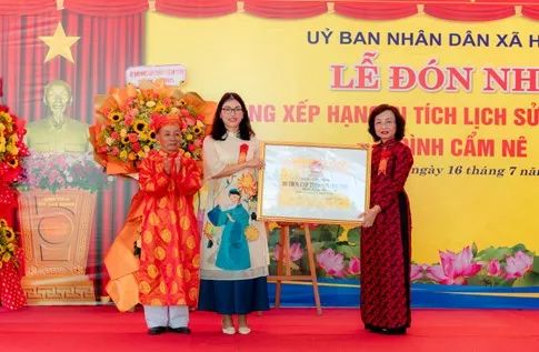 LỄ ĐÓN NHẬN BẰNG XẾP HẠNG DI TÍCH LỊCH SỬ CẤP THÀNH PHỐ ĐÌNH CẨM NÊ