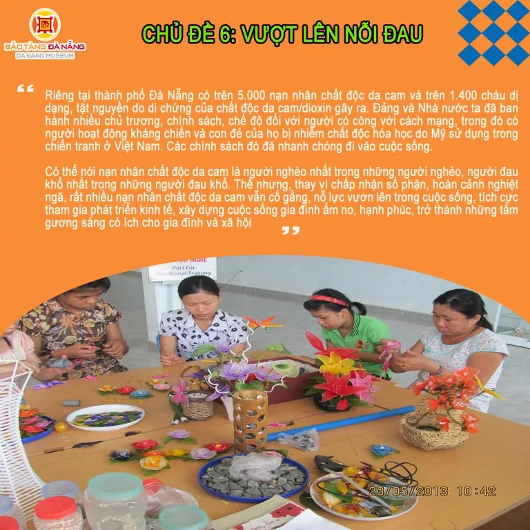 CHƯƠNG TRÌNH “NỖI ĐAU DA CAM – HÀNH TRÌNH VƯƠN LÊN” VỚI CHỦ ĐỀ 6: VƯỢT LÊN NỖI ĐAU