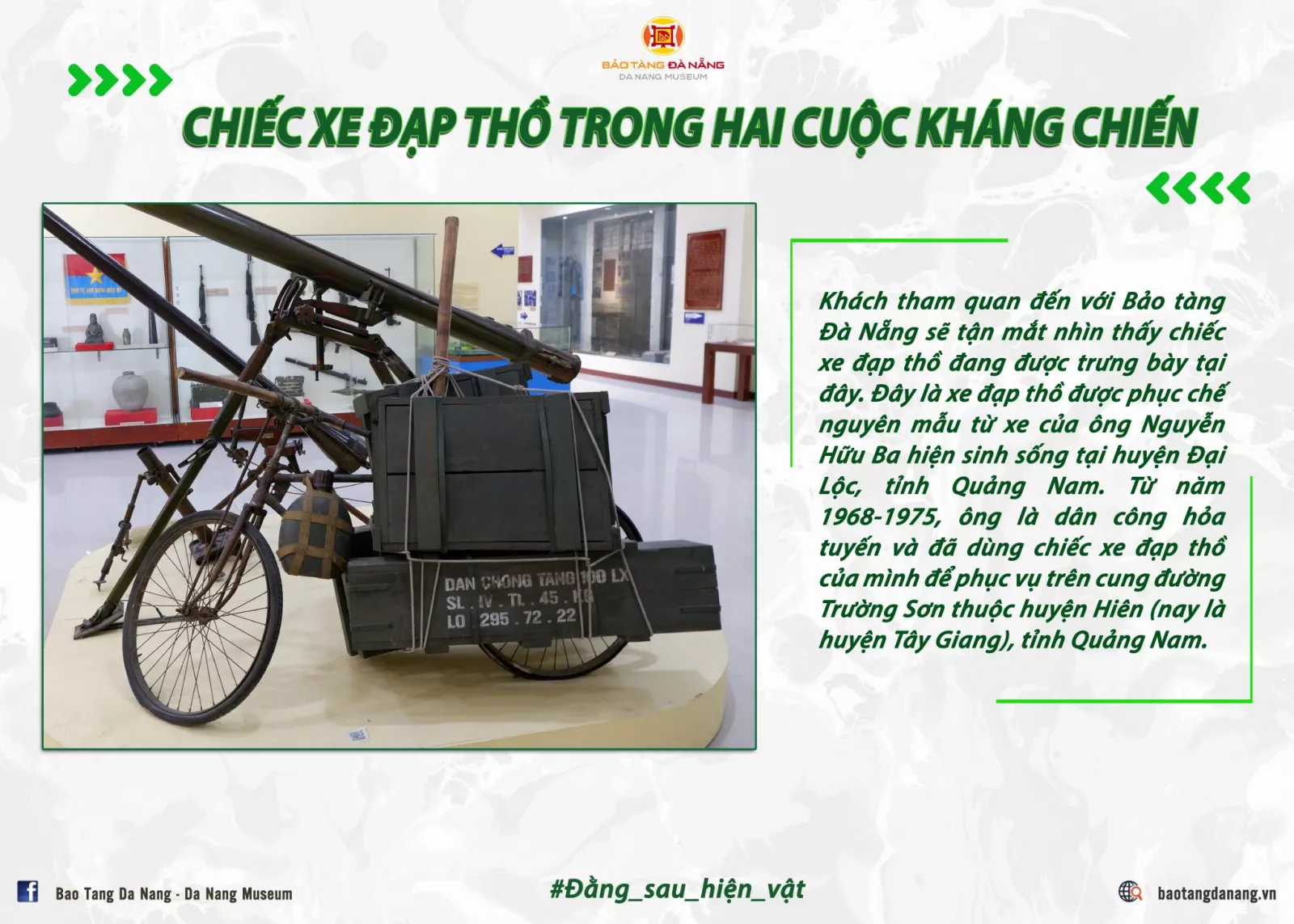 CHIẾC XE ĐẠP THỒ TRONG HAI CUỘC KHÁNG CHIẾN