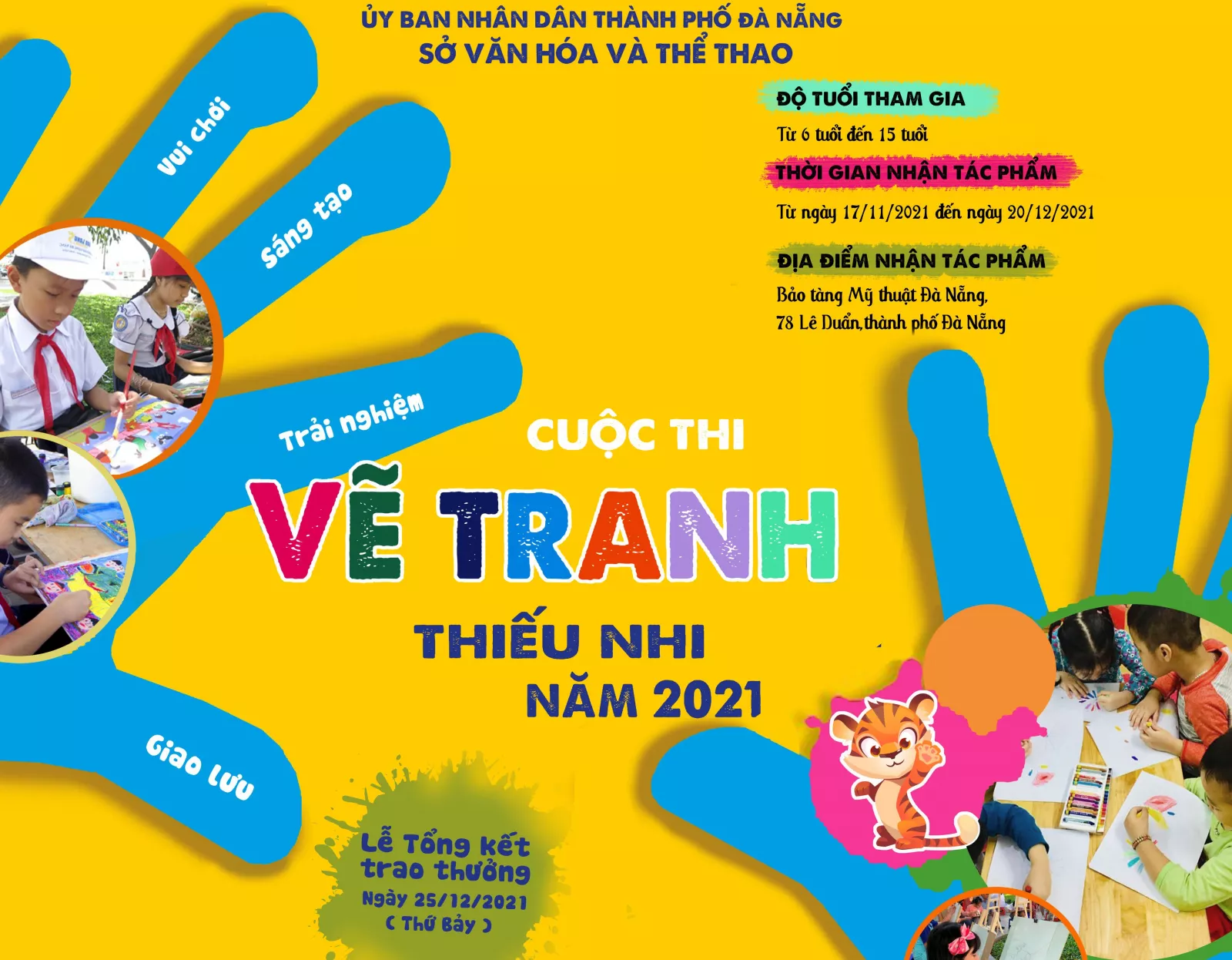 Hưởng ứng cuộc thi vẽ tranh thiếu nhi năm 2021 do Sở Văn hóa và Thể thao thành phố Đà Nẵng tổ chức
