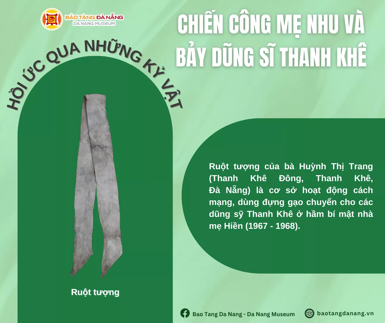 CHIẾN CÔNG MẸ NHU VÀ BẢY DŨNG SĨ THANH KHÊ – HỒI ỨC QUA NHỮNG KỶ VẬT