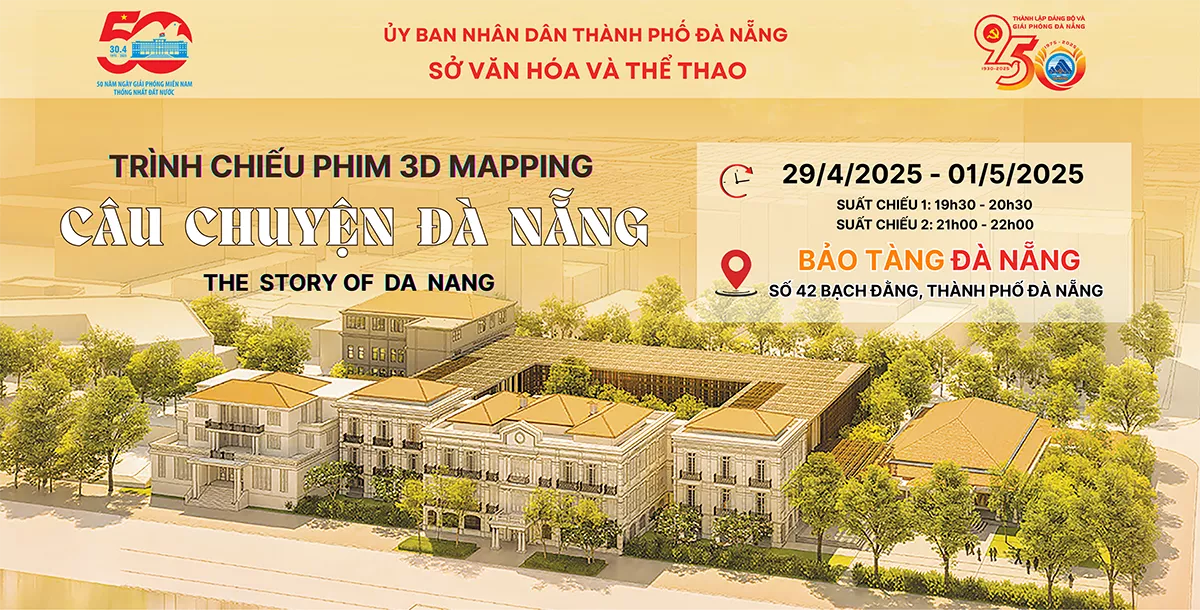 TRÌNH CHIẾU PHIM 3D MAPPING ‘’CÂU CHUYỆN ĐÀ NẴNG – THE STORY OF DA NANG”
